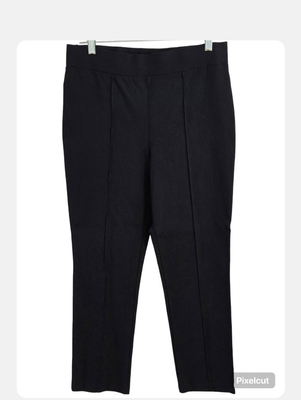 LOGO black ankle trousers.